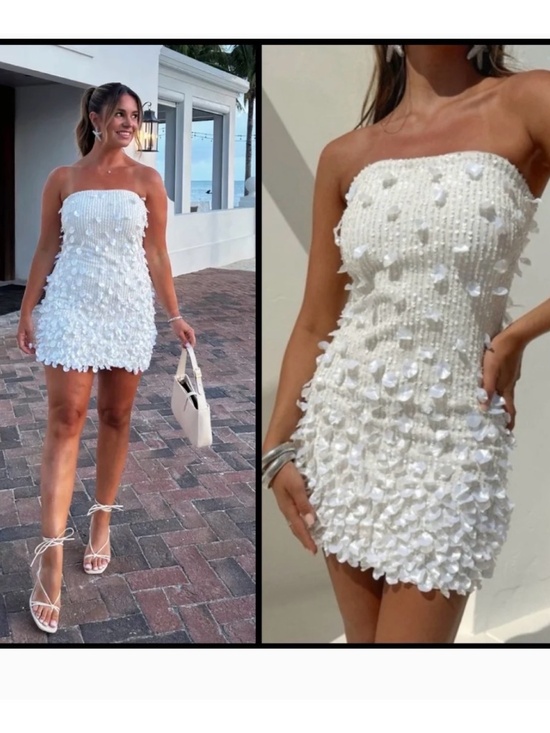 Show Me Your MuMu Dresses & Skirts - NWOT SHOW ME YOUR MUMU SAVVY SHELL EMBELLISHED DRESS S